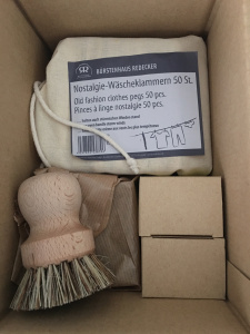 paquete sin plástico